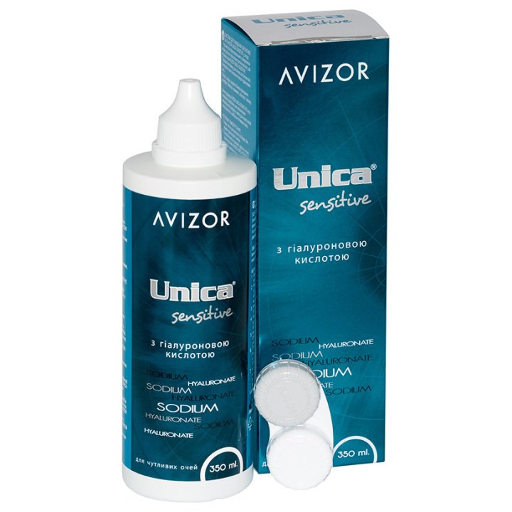 Растворы для очистки линз Раствор для очистки линз Avizor Unica Sensitive Фото №2 - linza.ua